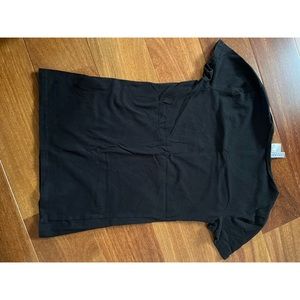 H&M size xs black shore sleeve shirt